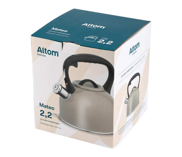 Altom Czajnik nierdzewny 2,2l Mateo taupe - 1580489 - zdjęcie 6